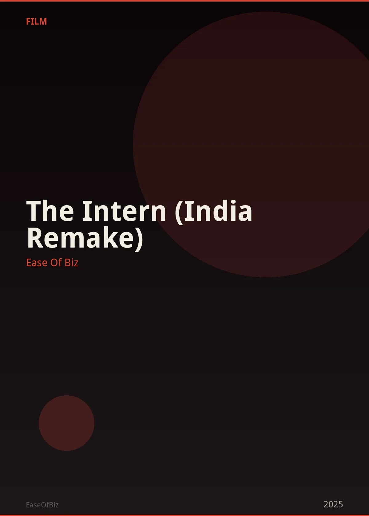 The Intern (India Remake)