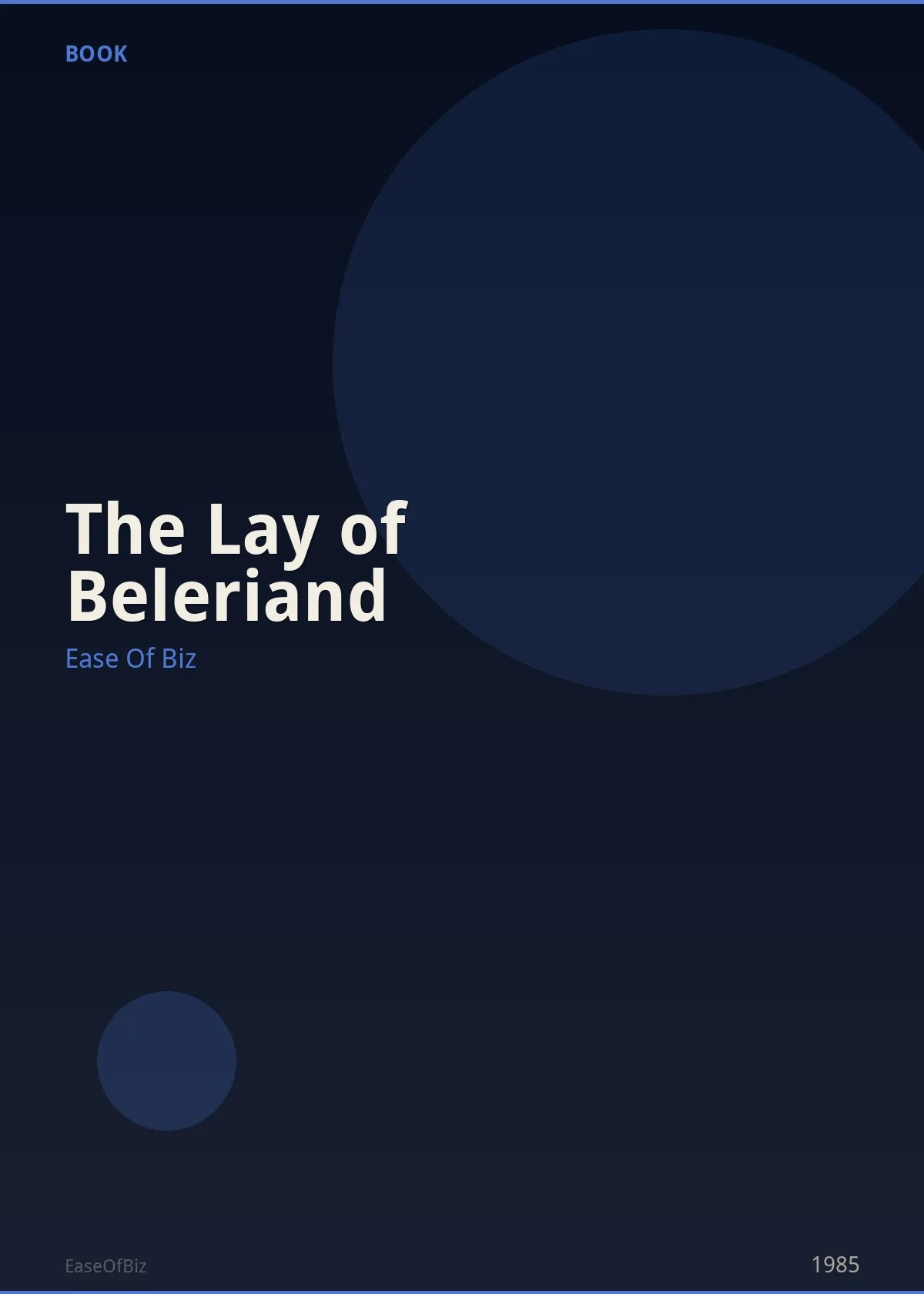 The Lay of Beleriand