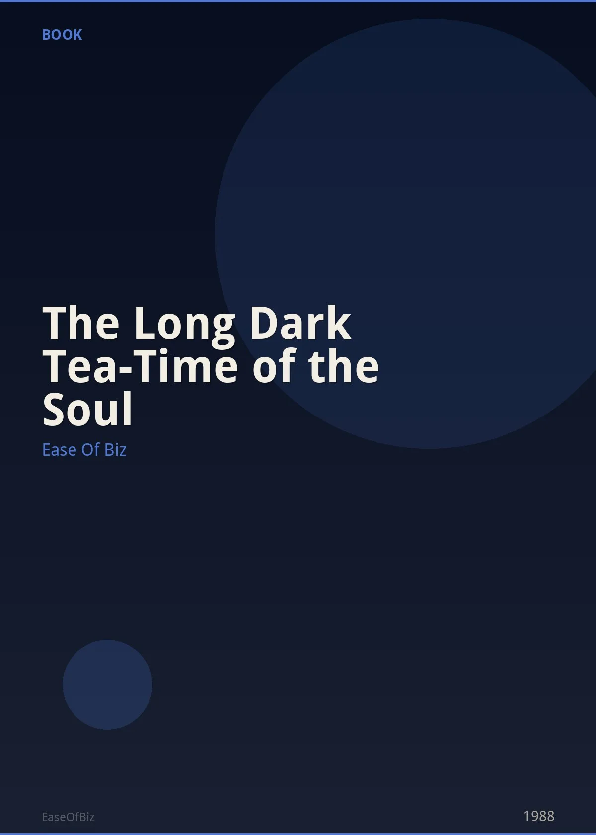 The Long Dark Tea-Time of the Soul