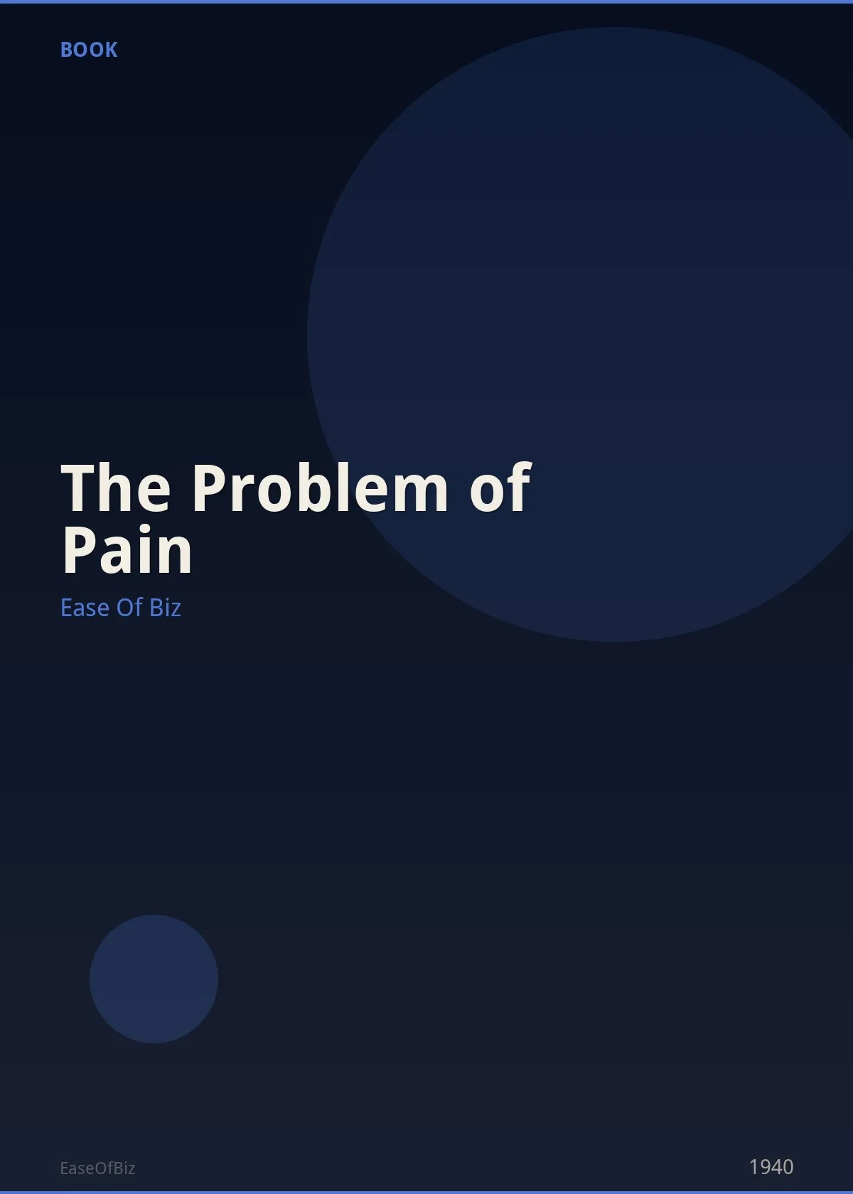The Problem of Pain