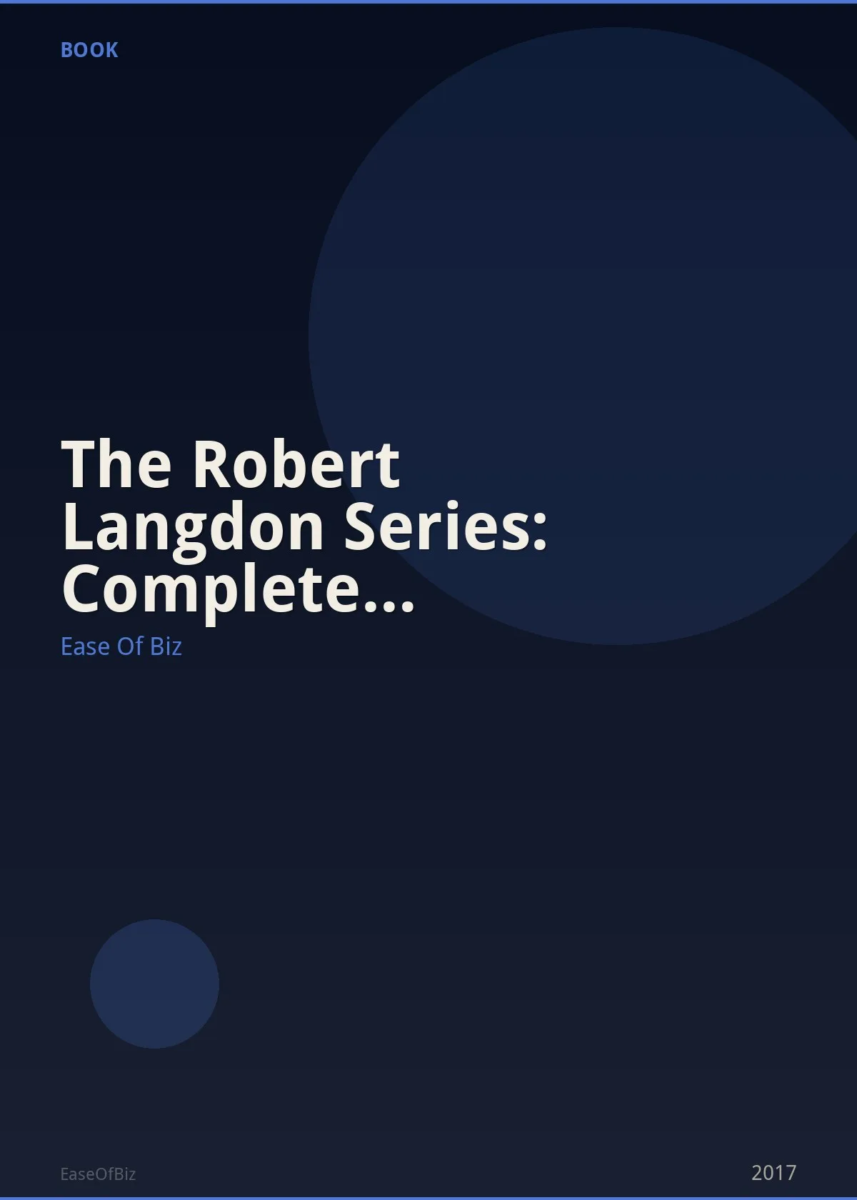 The Robert Langdon Series: Complete Collection