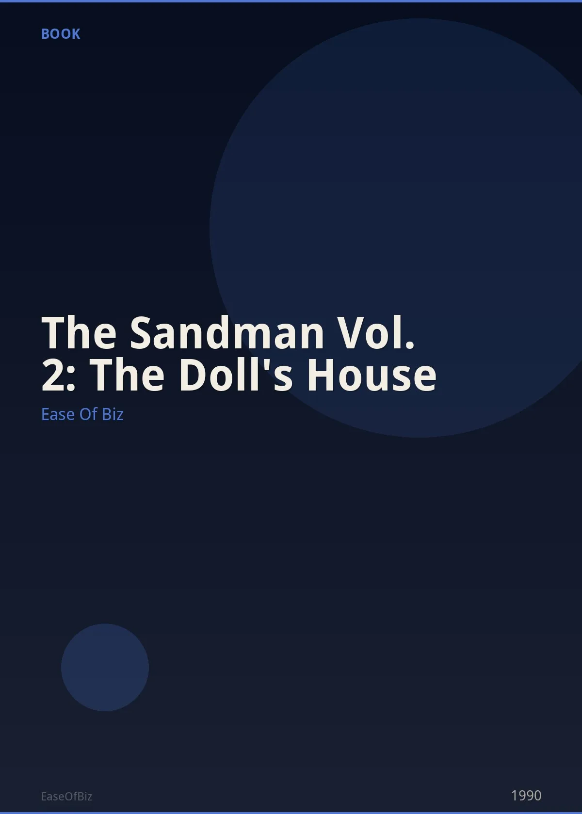 The Sandman Vol. 2: The Doll's House