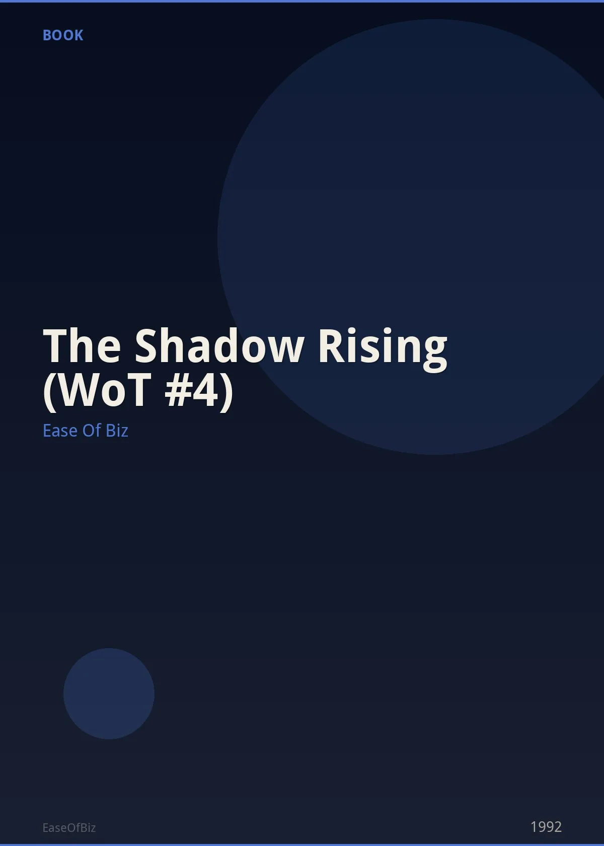 The Shadow Rising (WoT #4)