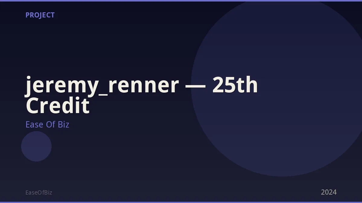 jeremy_renner — 25th Credit