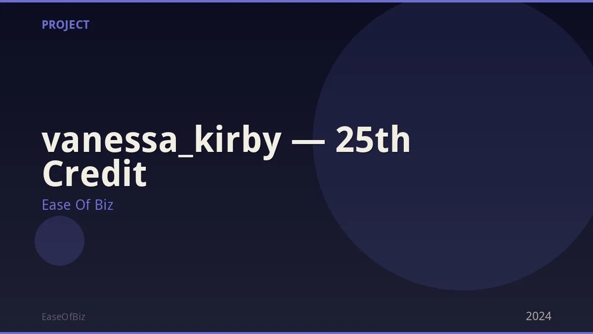 vanessa_kirby — 25th Credit