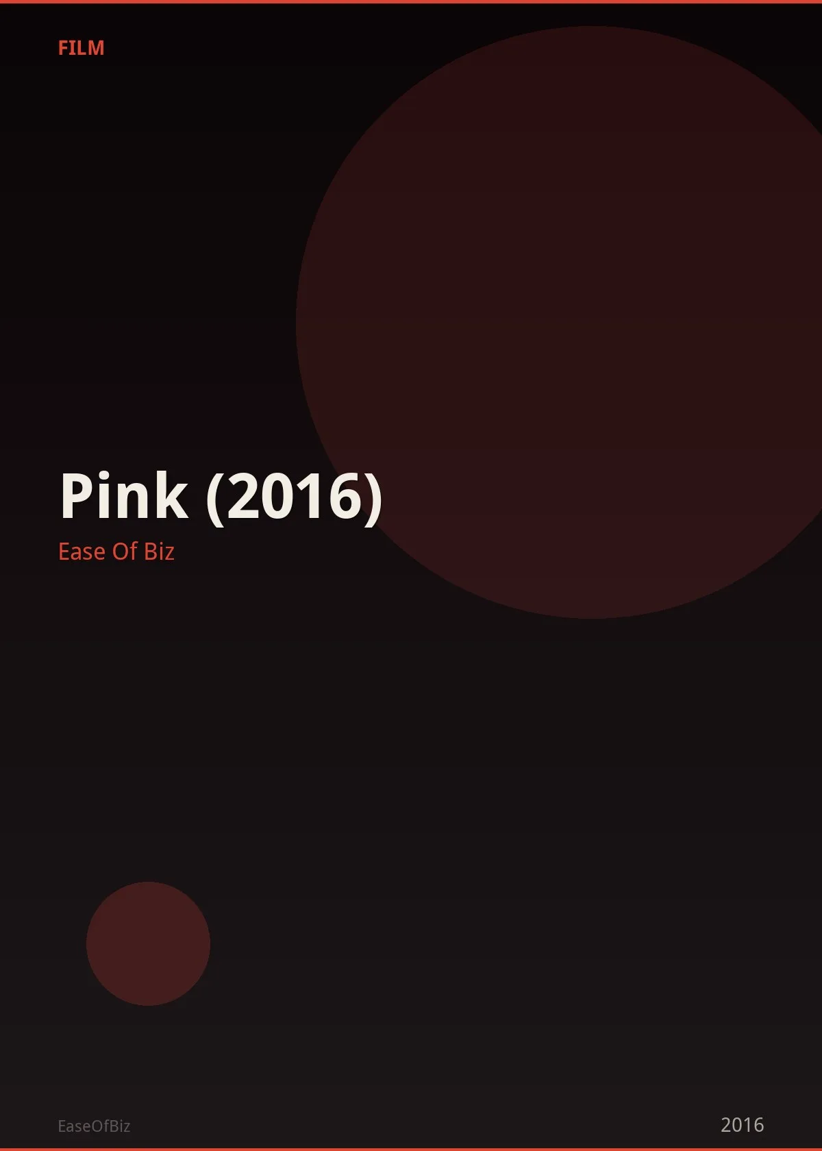 Pink (2016)