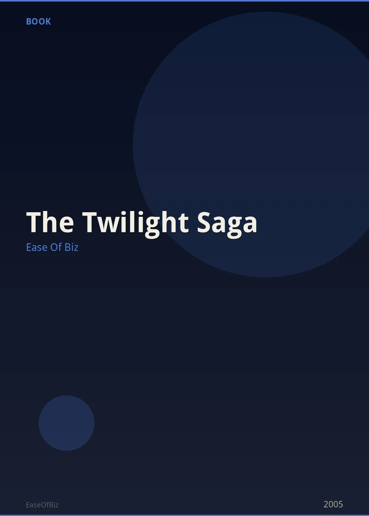 The Twilight Saga