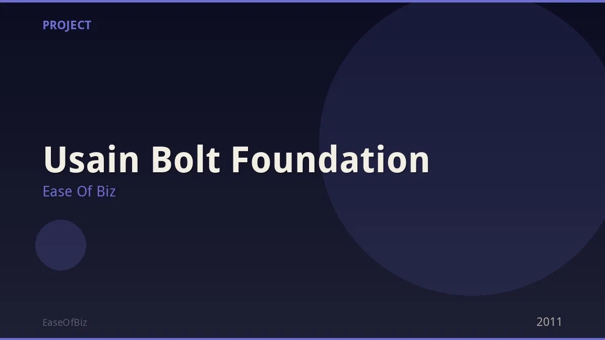 Usain Bolt Foundation