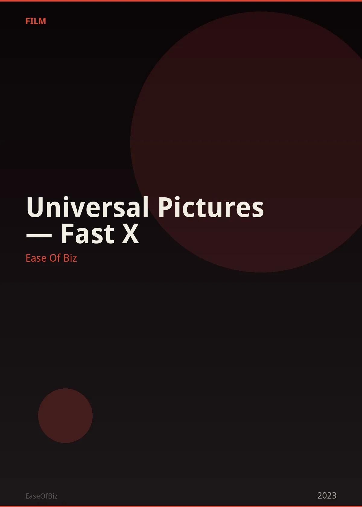 Universal Pictures — Fast X