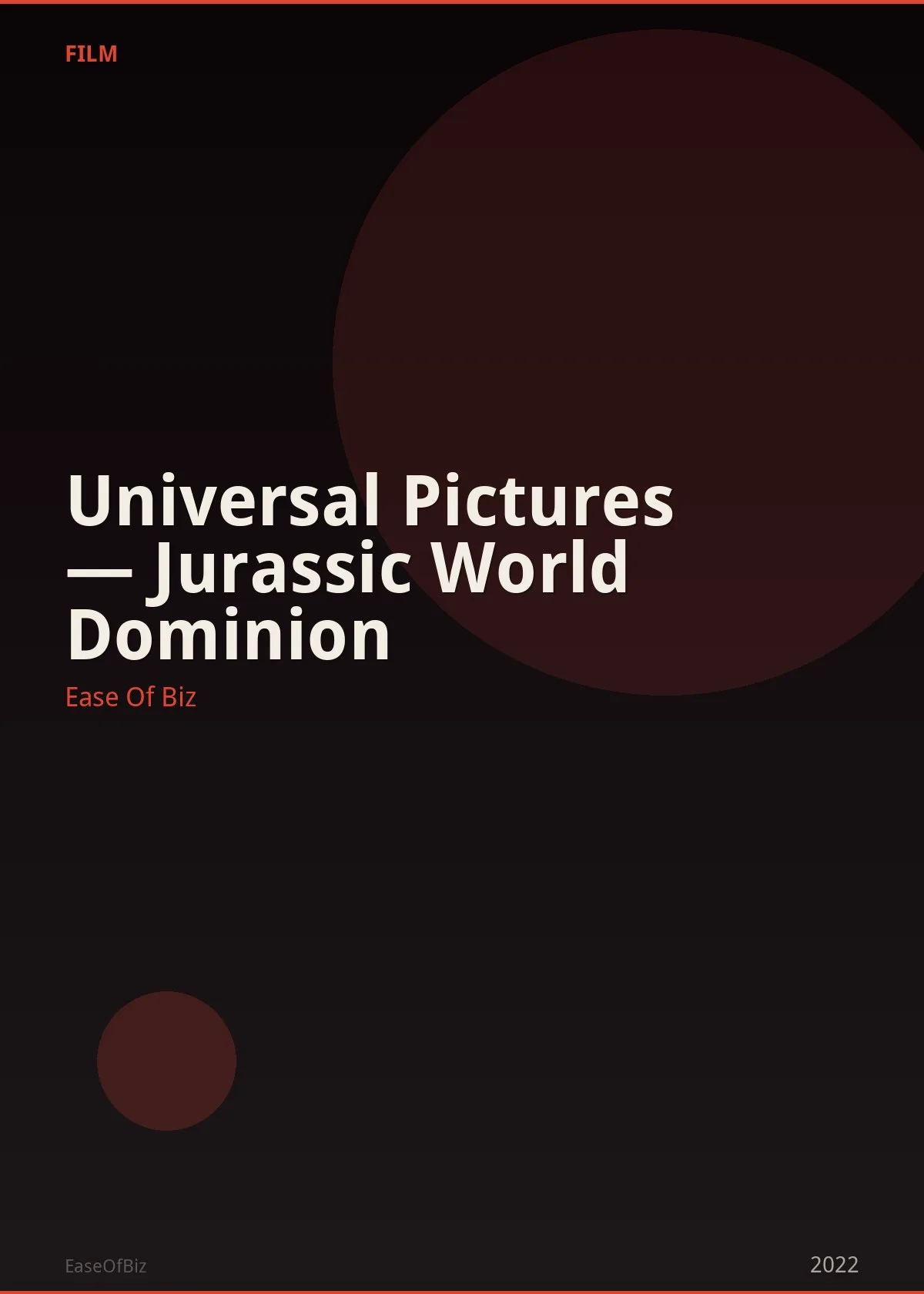 Universal Pictures — Jurassic World Dominion