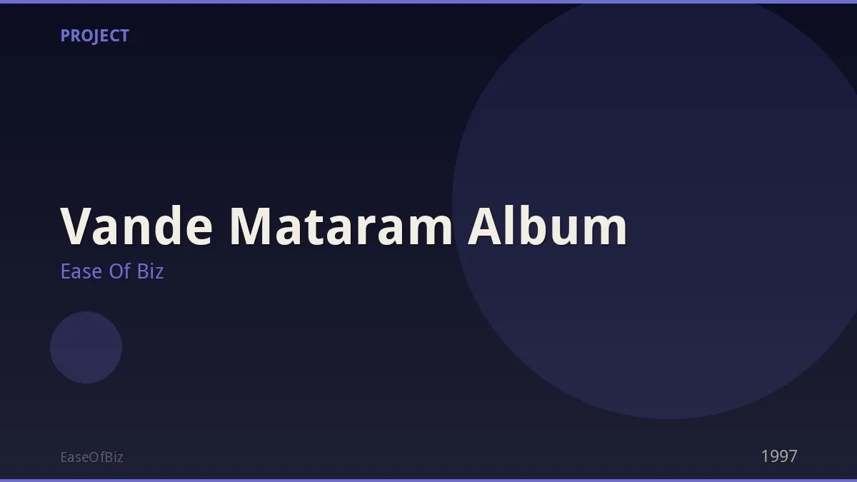 Vande Mataram Album