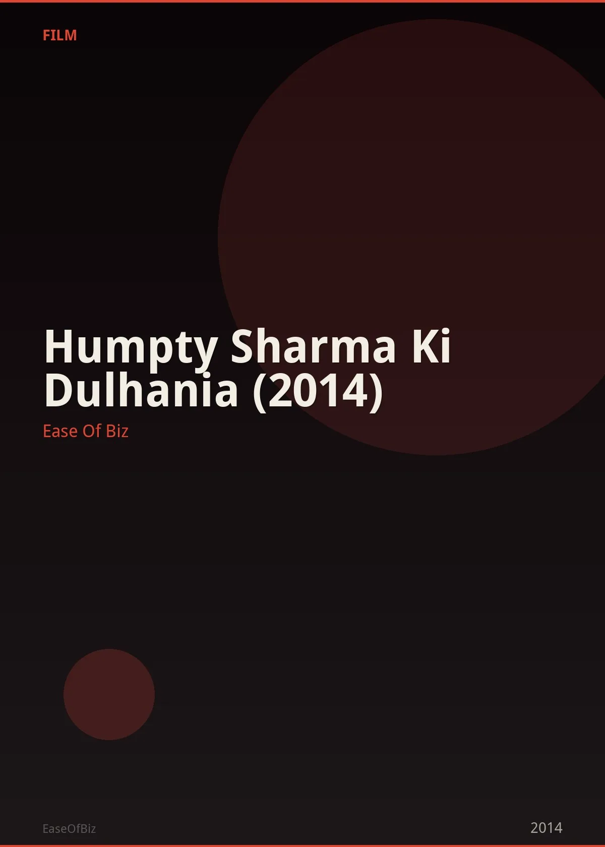 Humpty Sharma Ki Dulhania (2014)