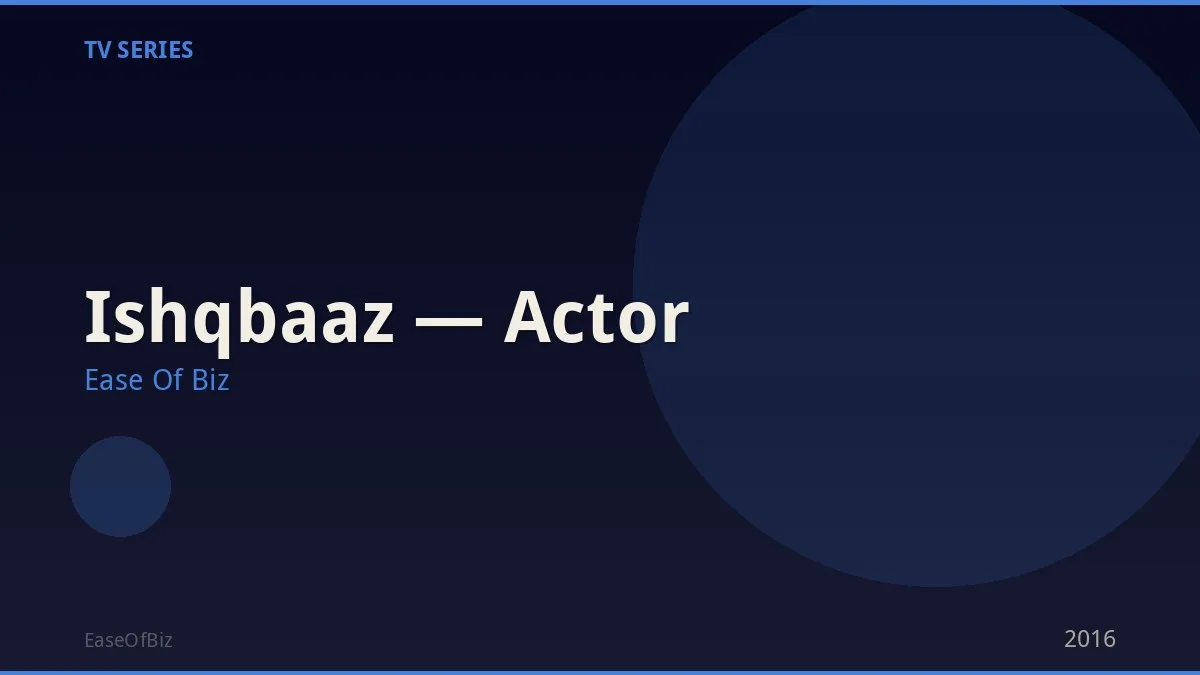 Ishqbaaz — Actor