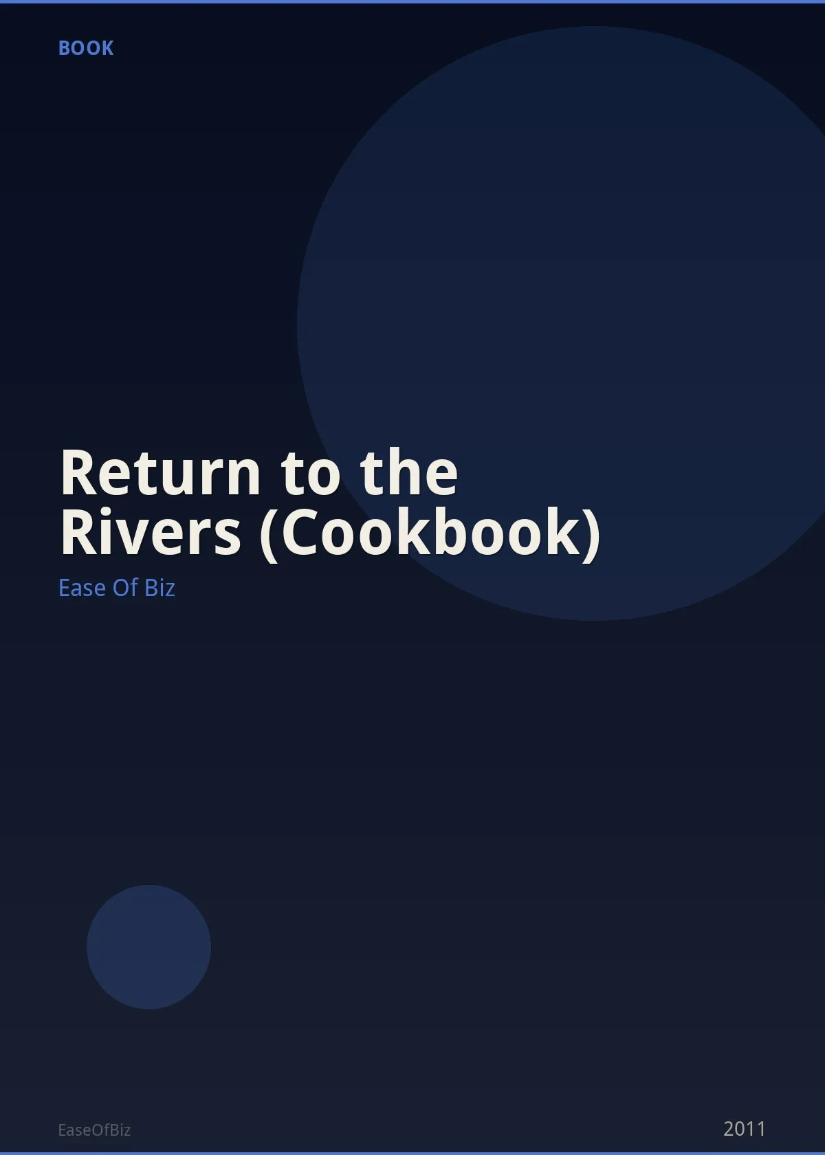 Return to the Rivers (Cookbook)