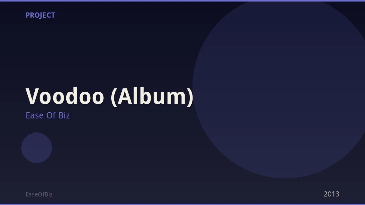 Voodoo (Album)