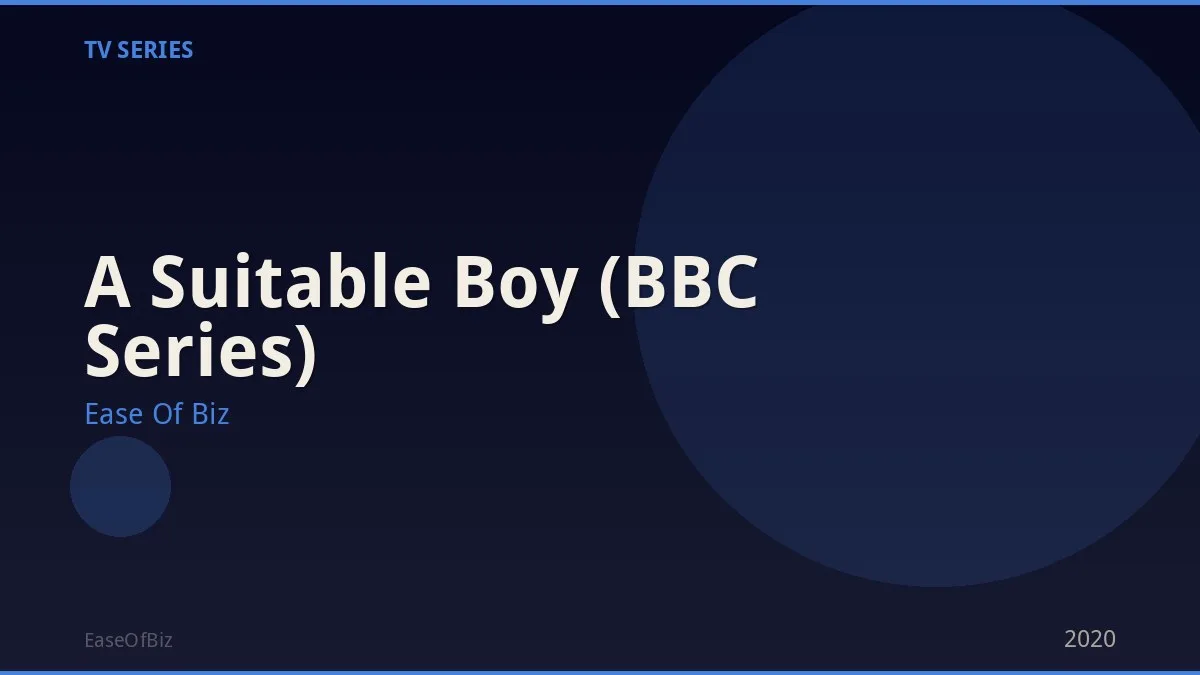 A Suitable Boy (BBC Series)