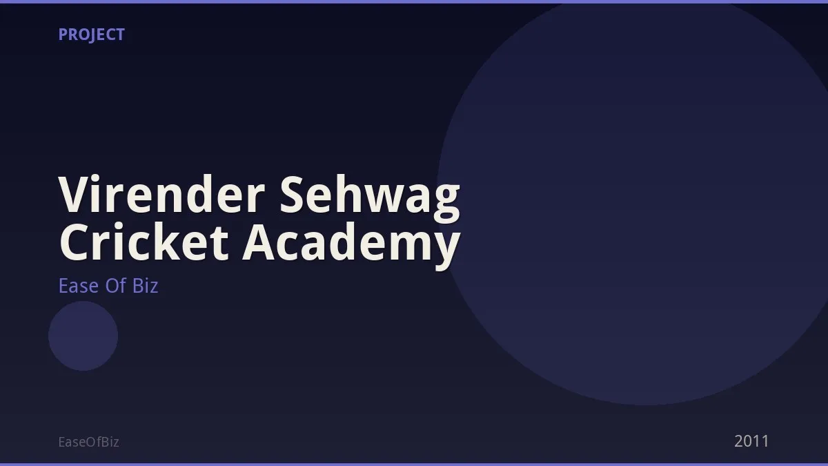 Virender Sehwag Cricket Academy