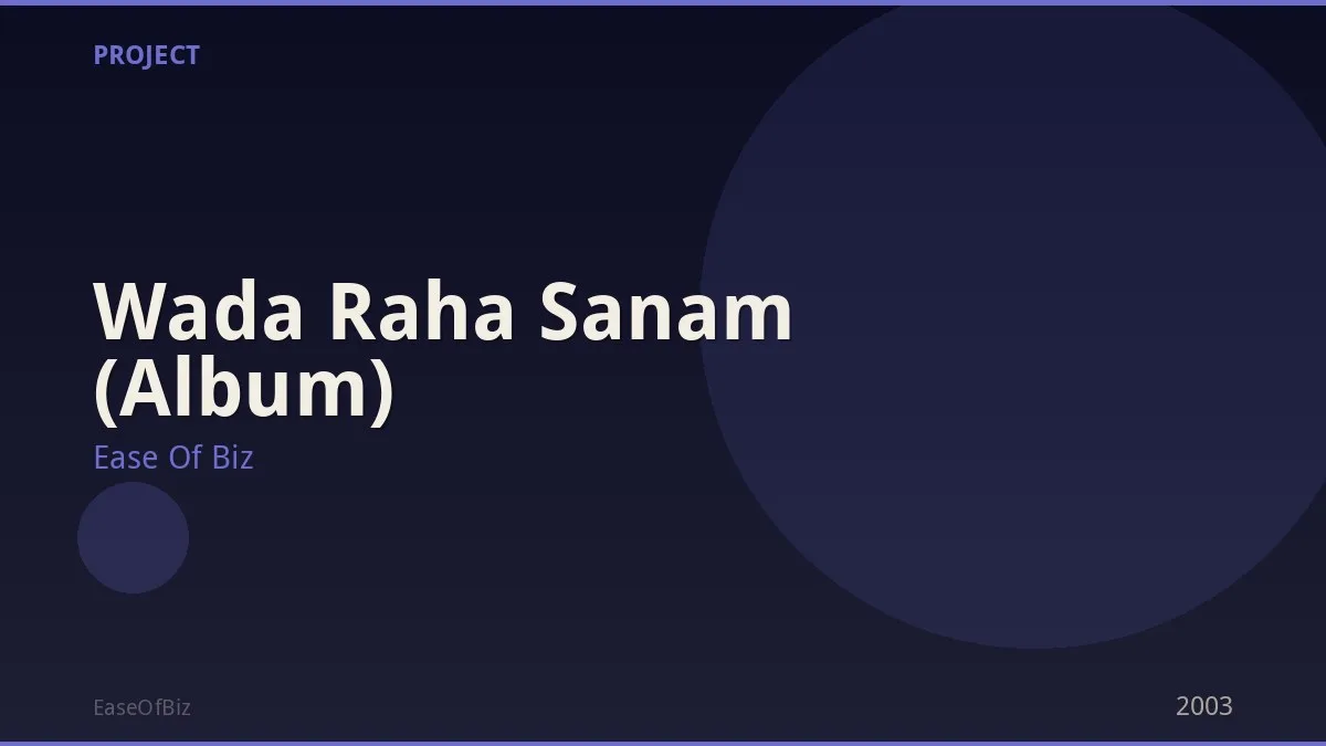 Wada Raha Sanam (Album)