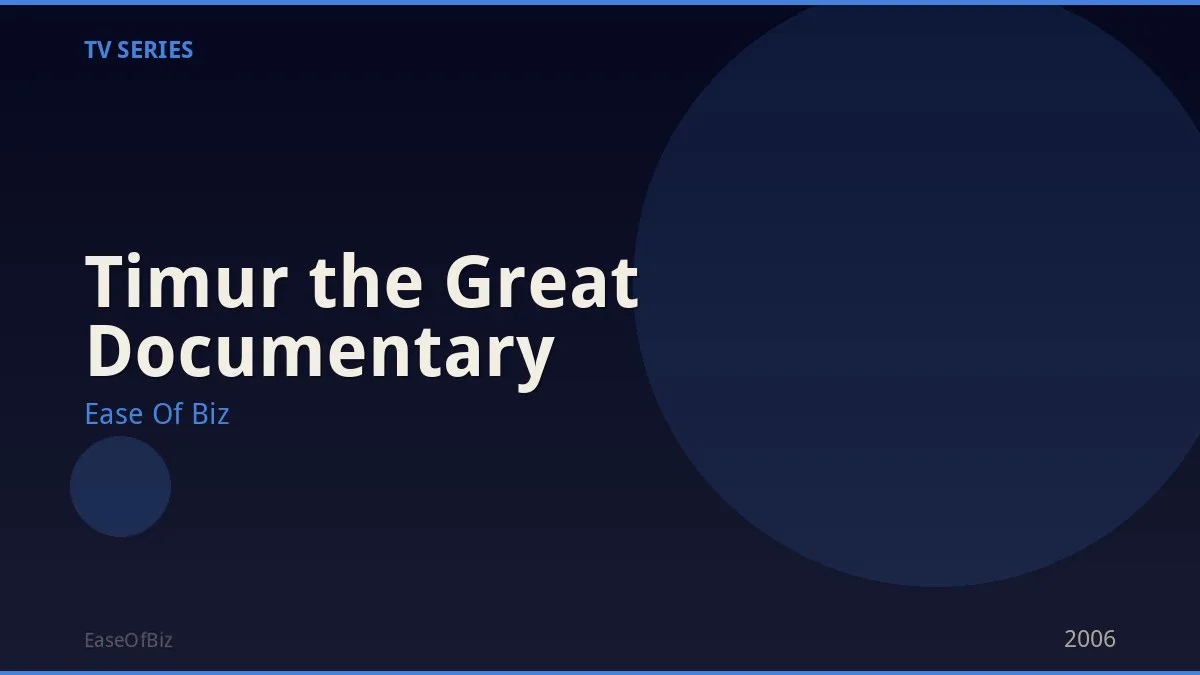 Timur the Great Documentary