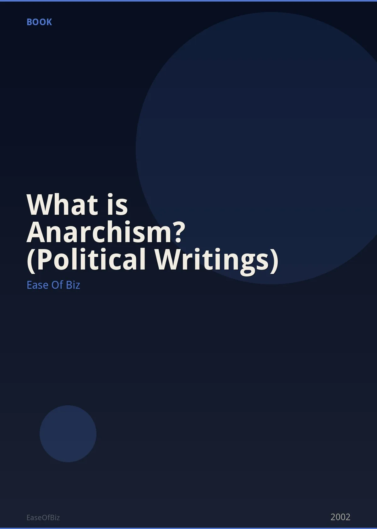 What is Anarchism? (Political Writings)