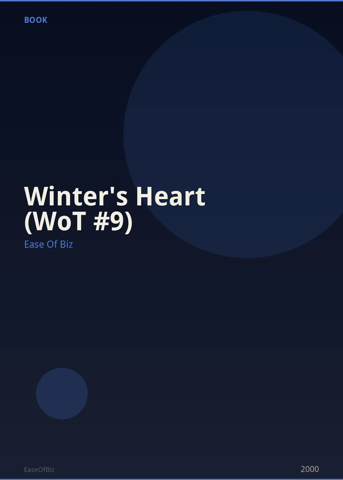 Winter's Heart (WoT #9)