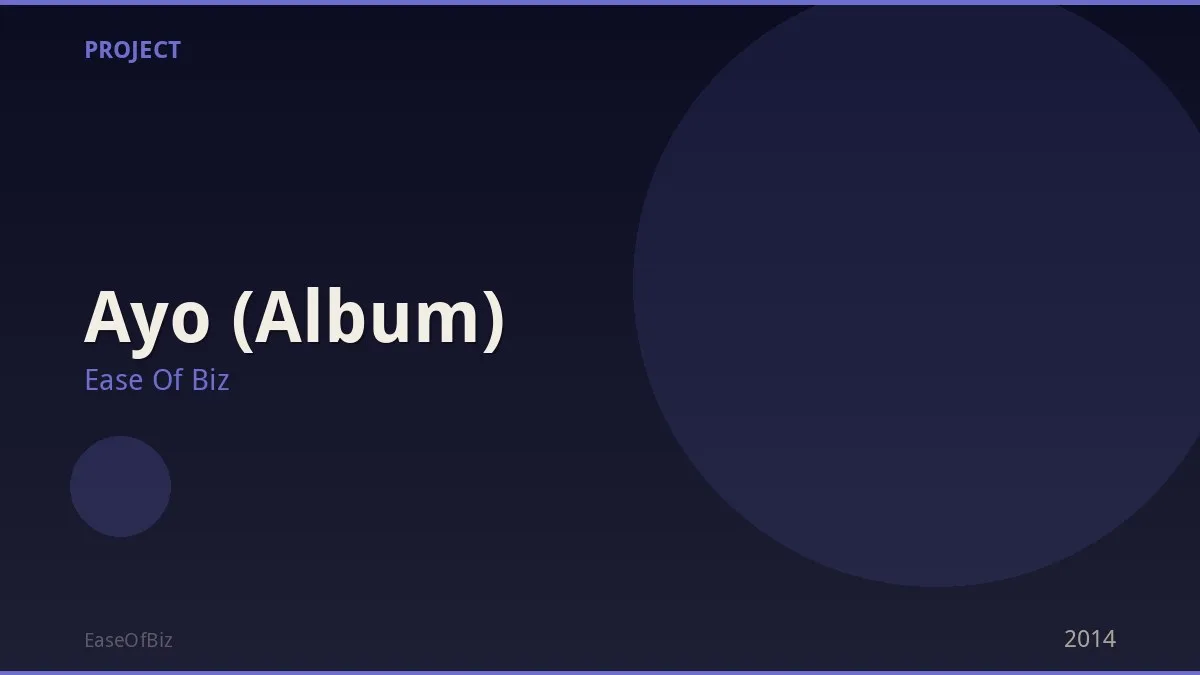 Ayo (Album)