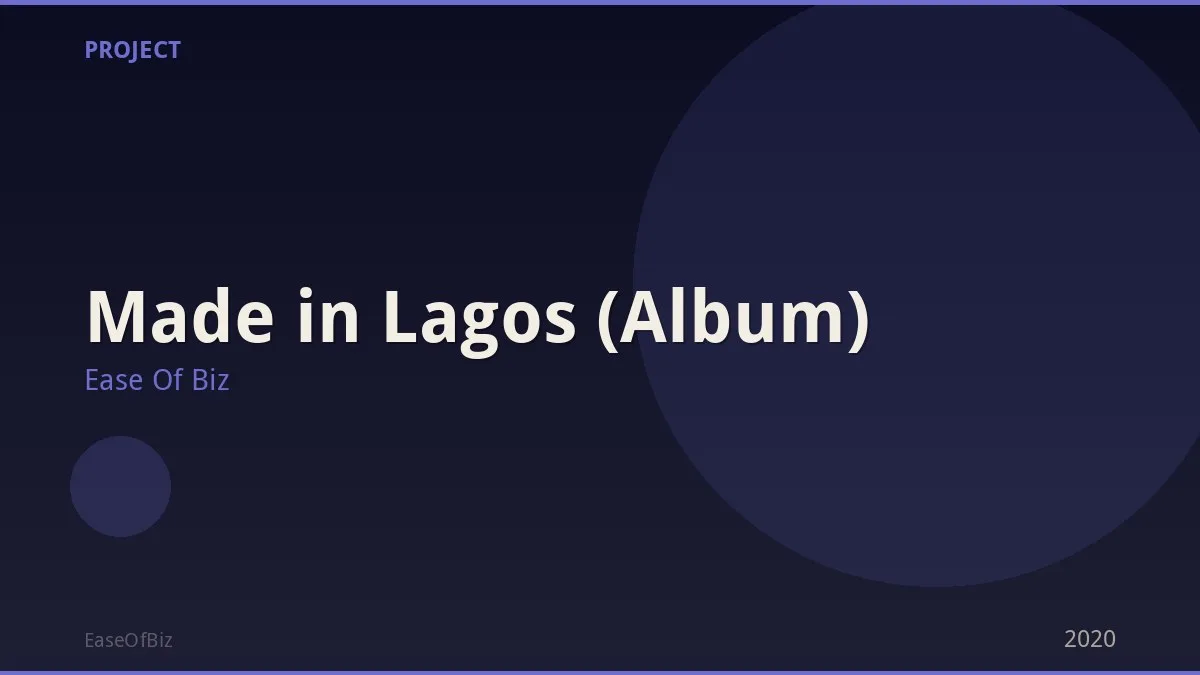 Made in Lagos (Album)