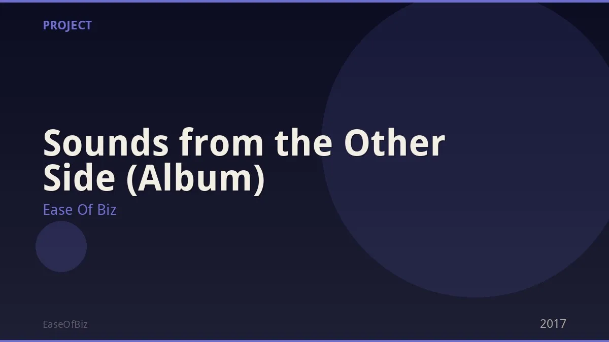 Sounds from the Other Side (Album)