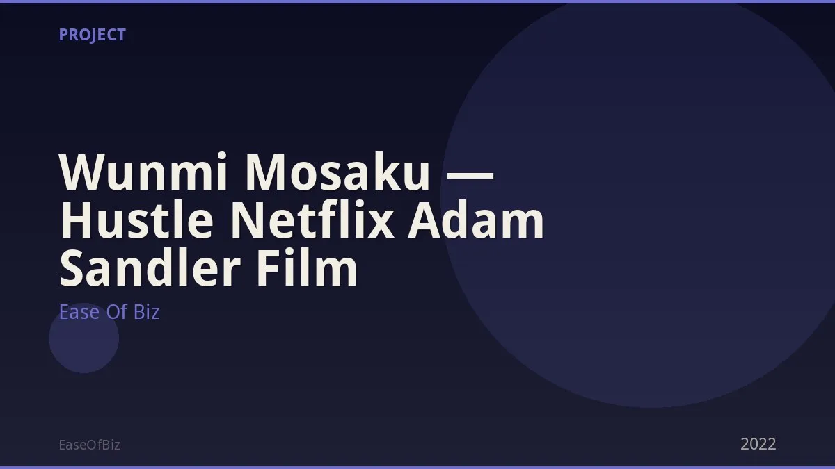 Wunmi Mosaku — Hustle Netflix Adam Sandler Film
