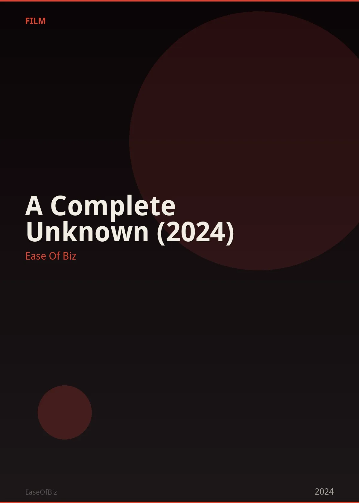 A Complete Unknown (2024)