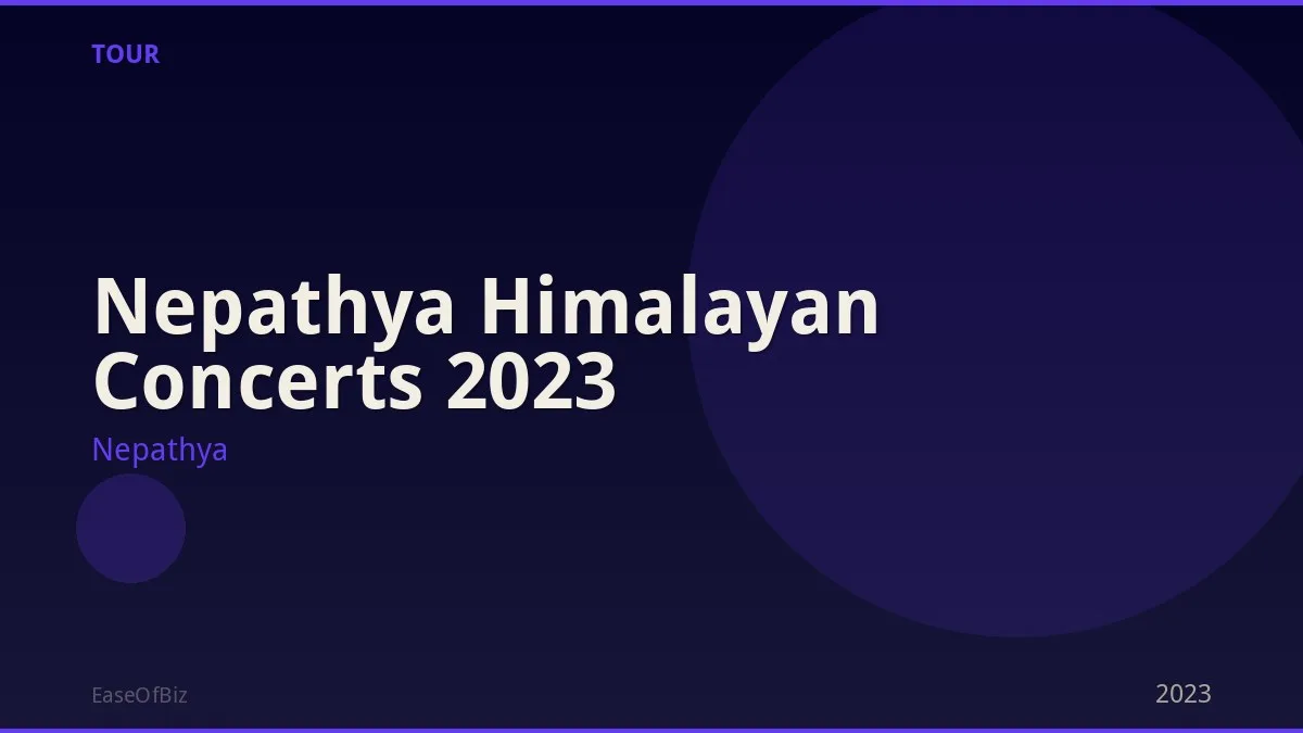 Nepathya Himalayan Concerts 2023