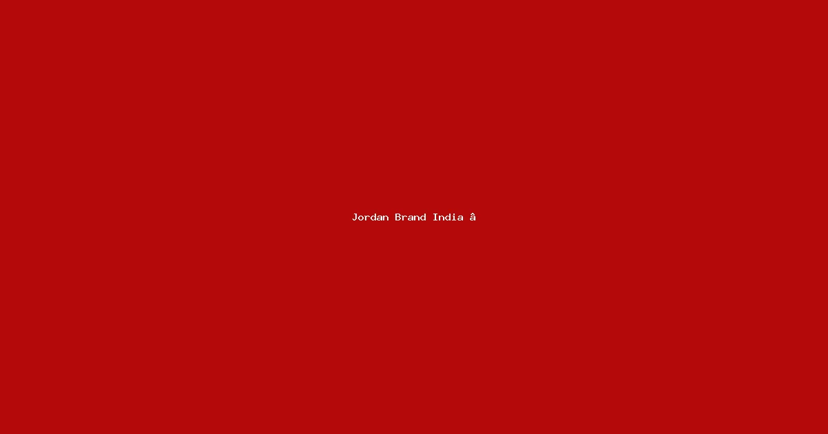 Jordan Brand India — Market Entry Campaign 2024