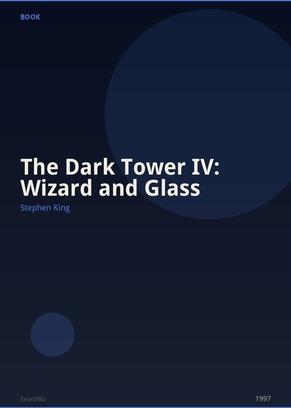 The Dark Tower IV: Wizard and Glass