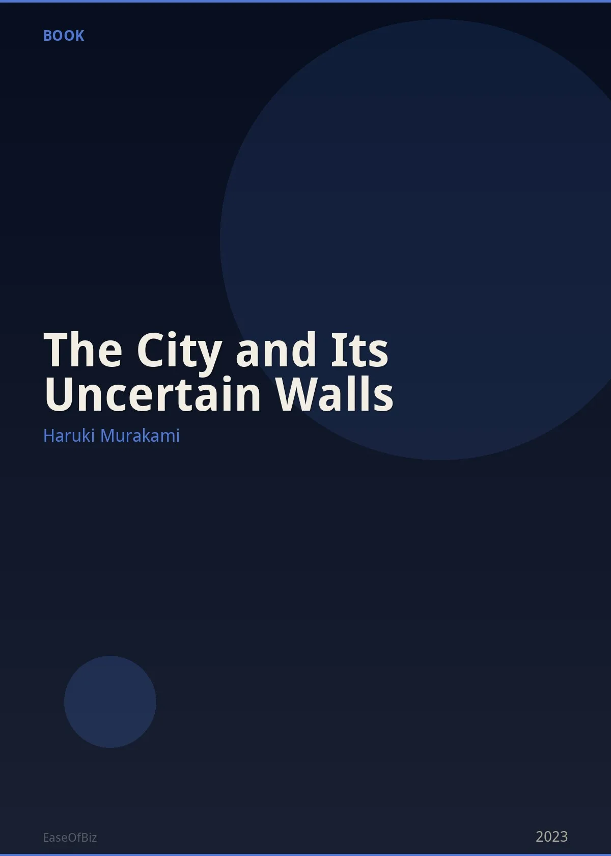 The City and Its Uncertain Walls