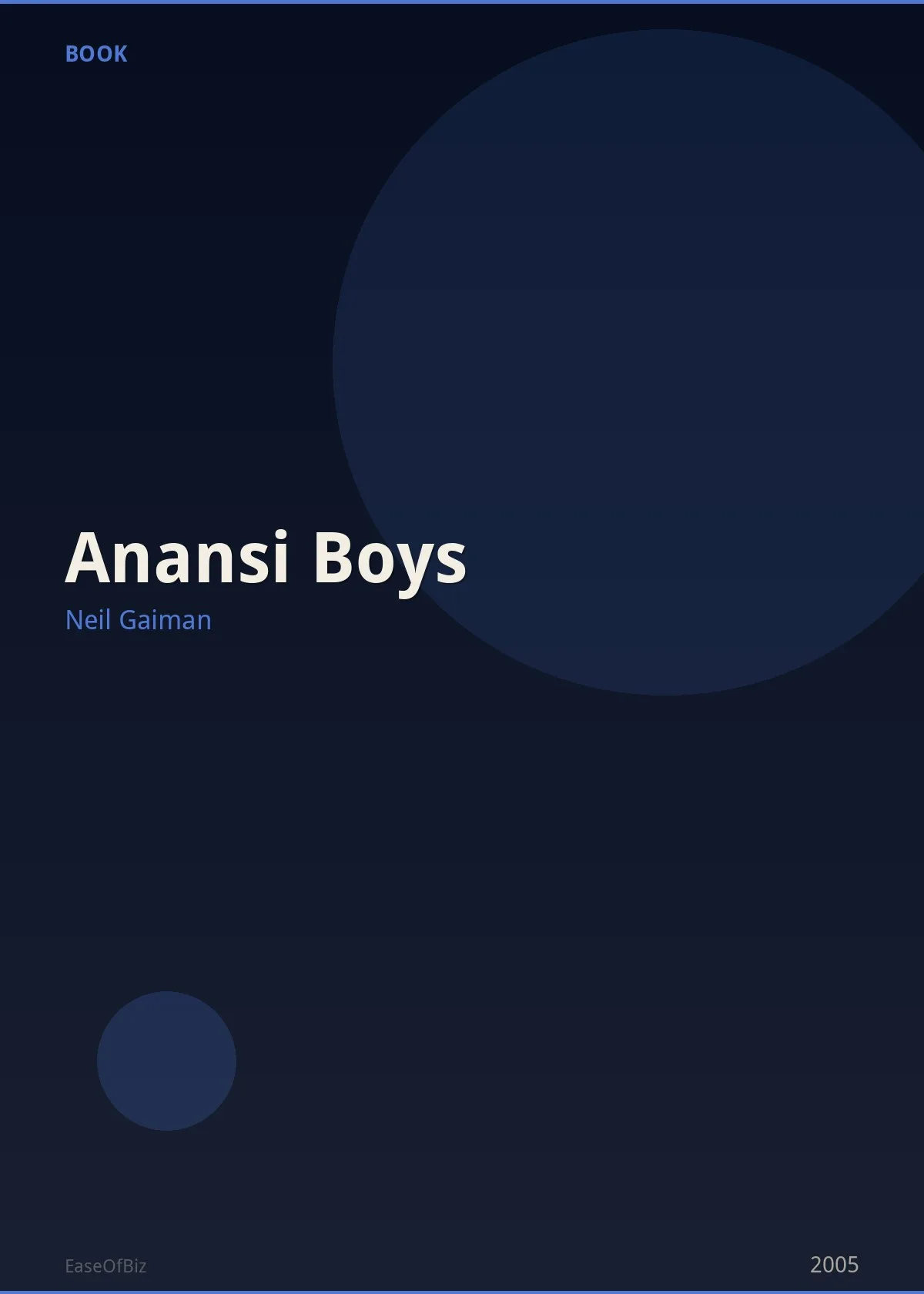 Anansi Boys