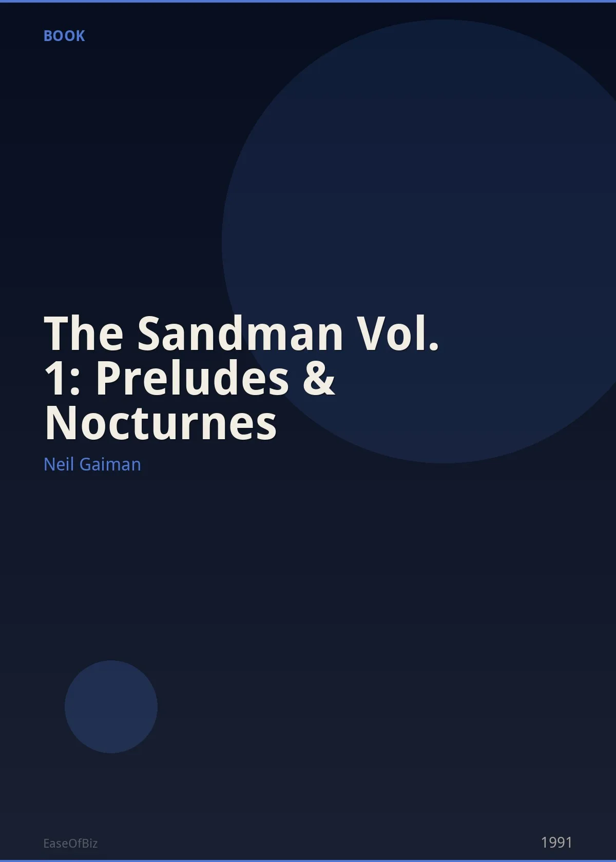 The Sandman Vol. 1: Preludes & Nocturnes