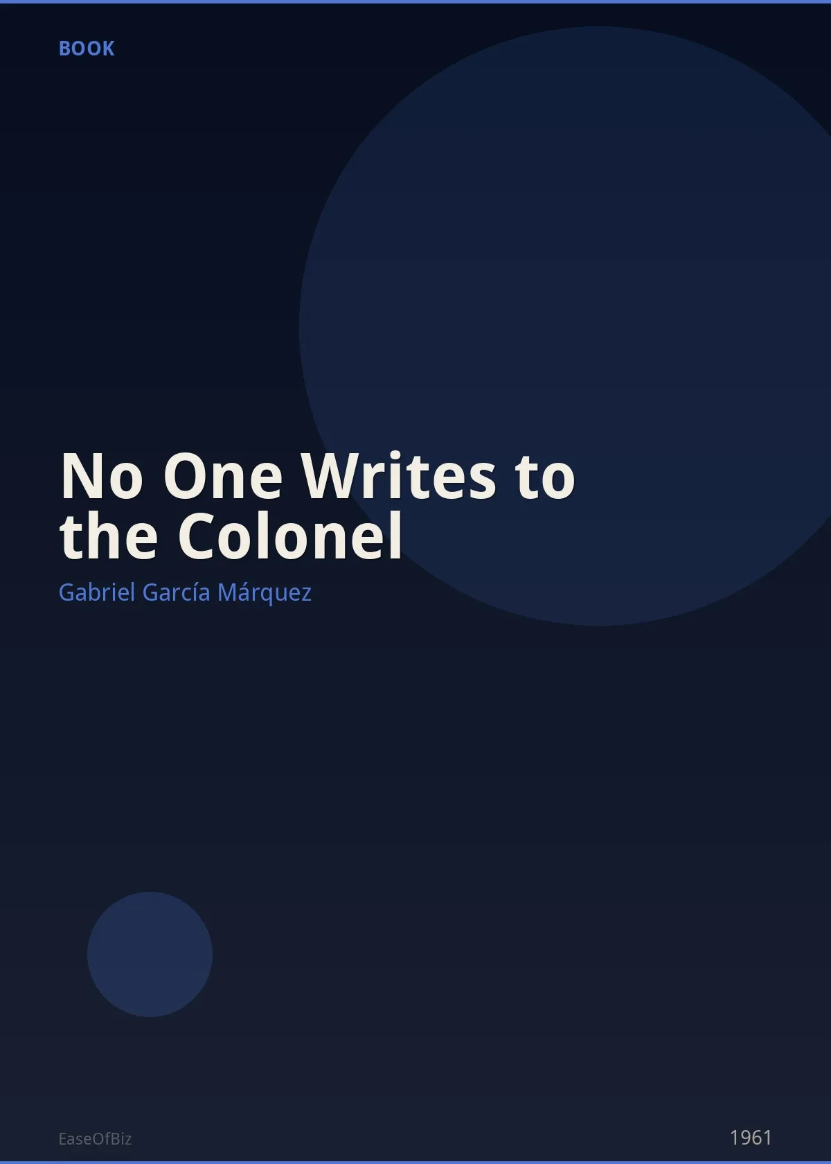 No One Writes to the Colonel