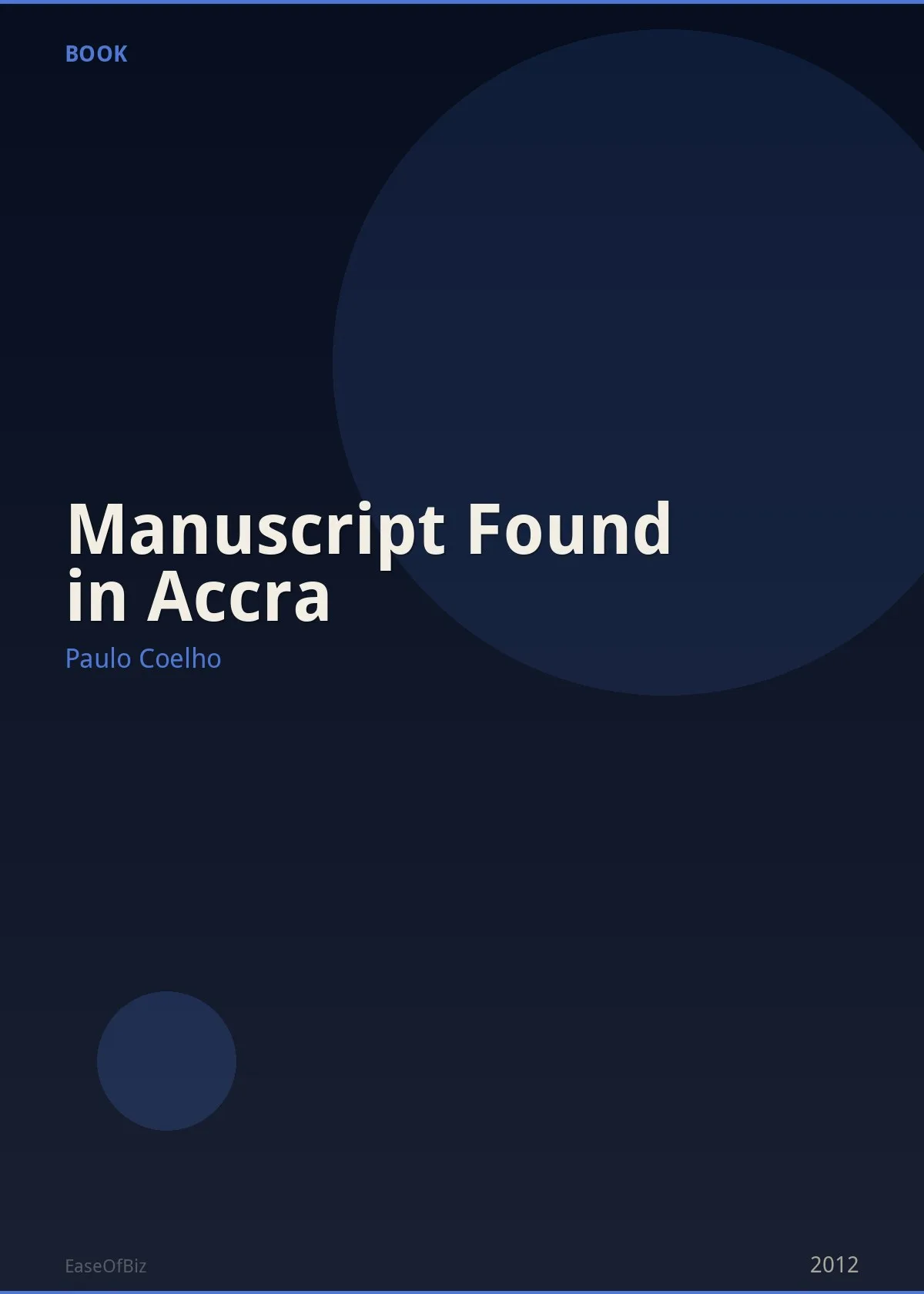 Manuscript Found in Accra
