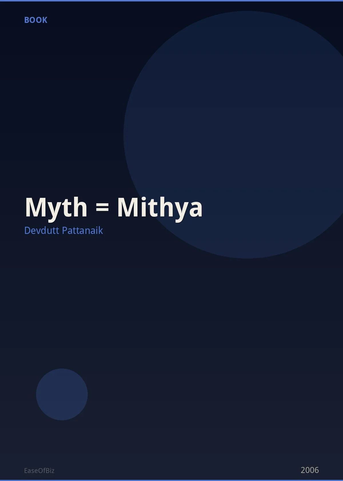 Myth = Mithya