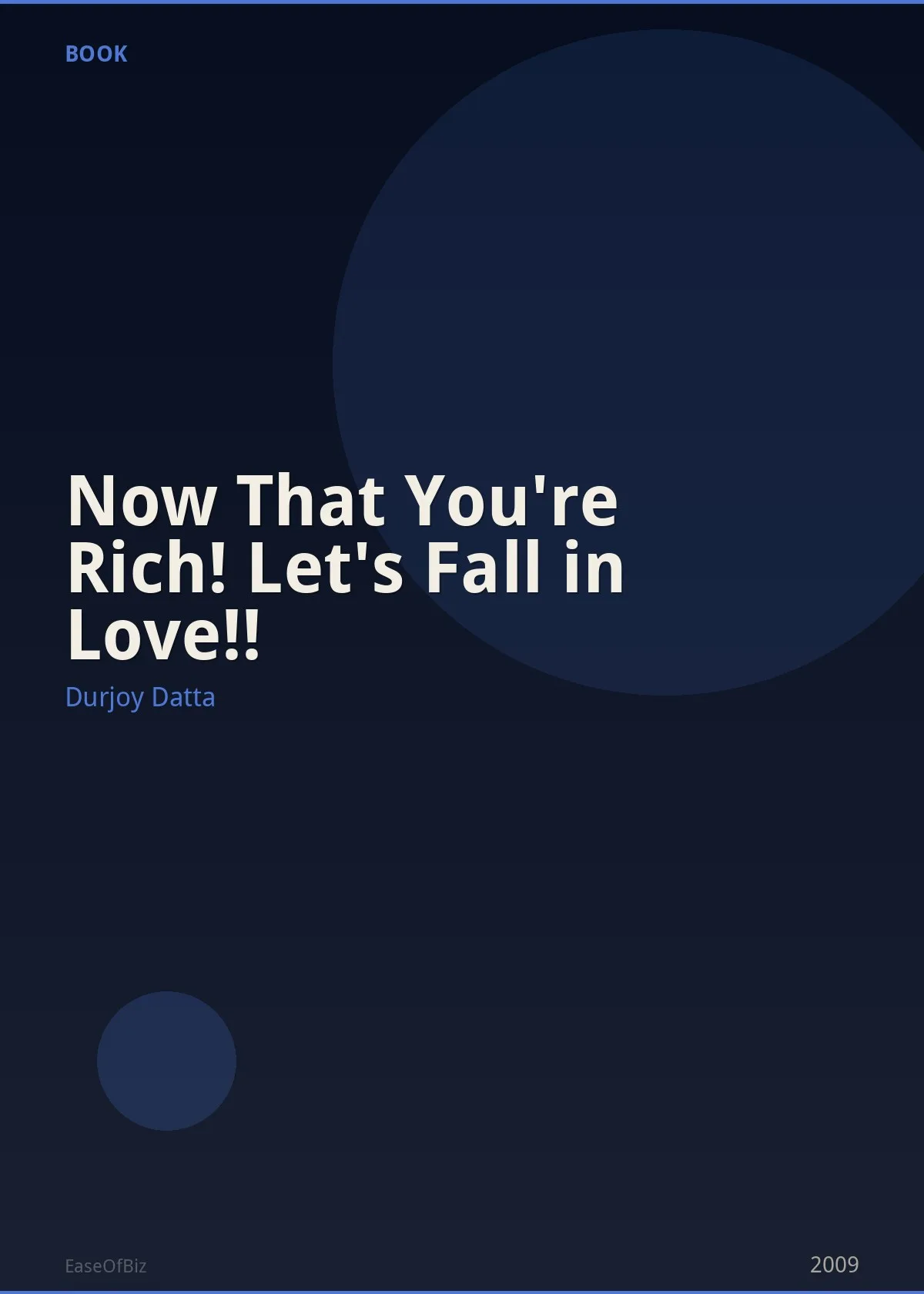 Now That You're Rich! Let's Fall in Love!!