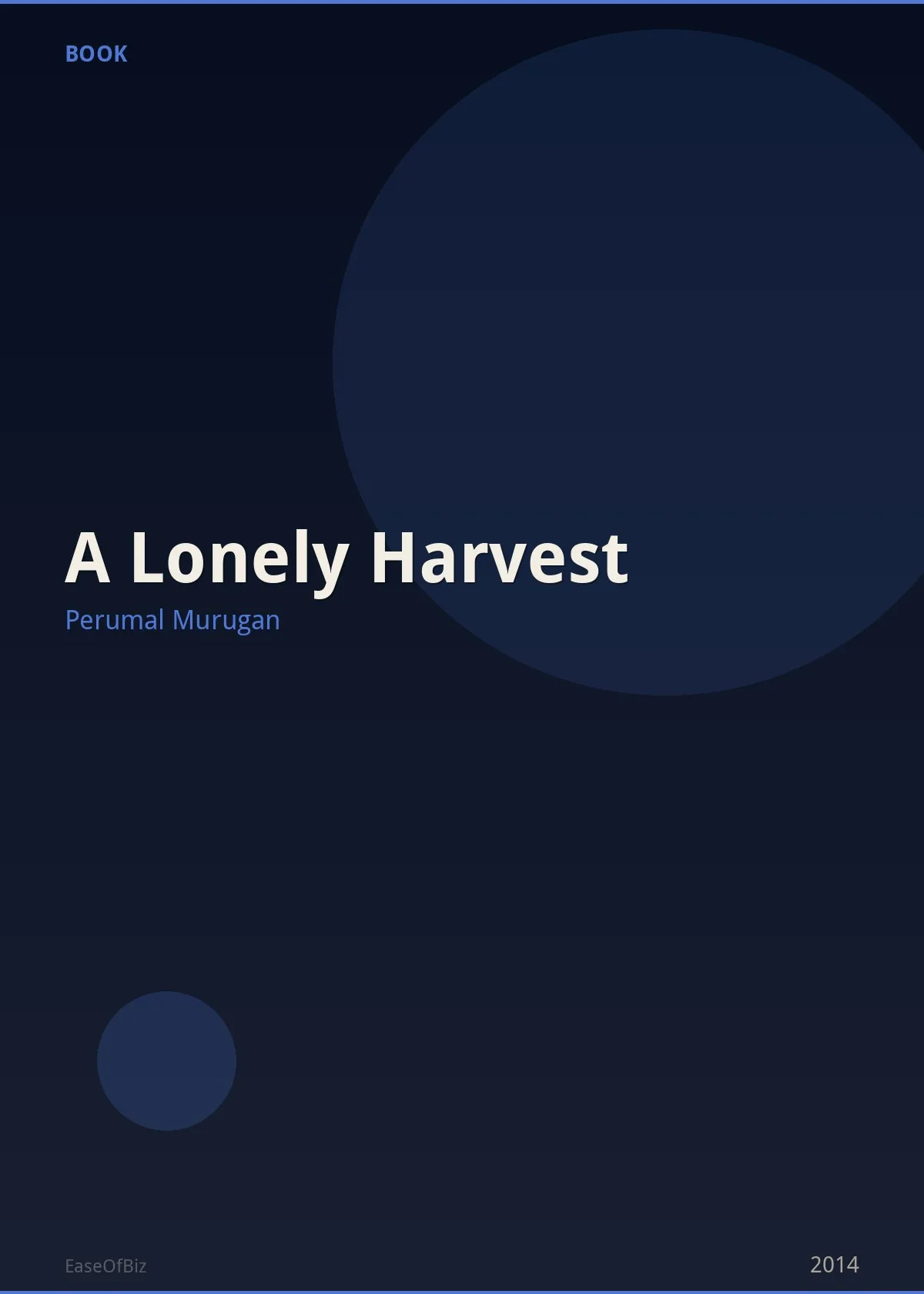 A Lonely Harvest