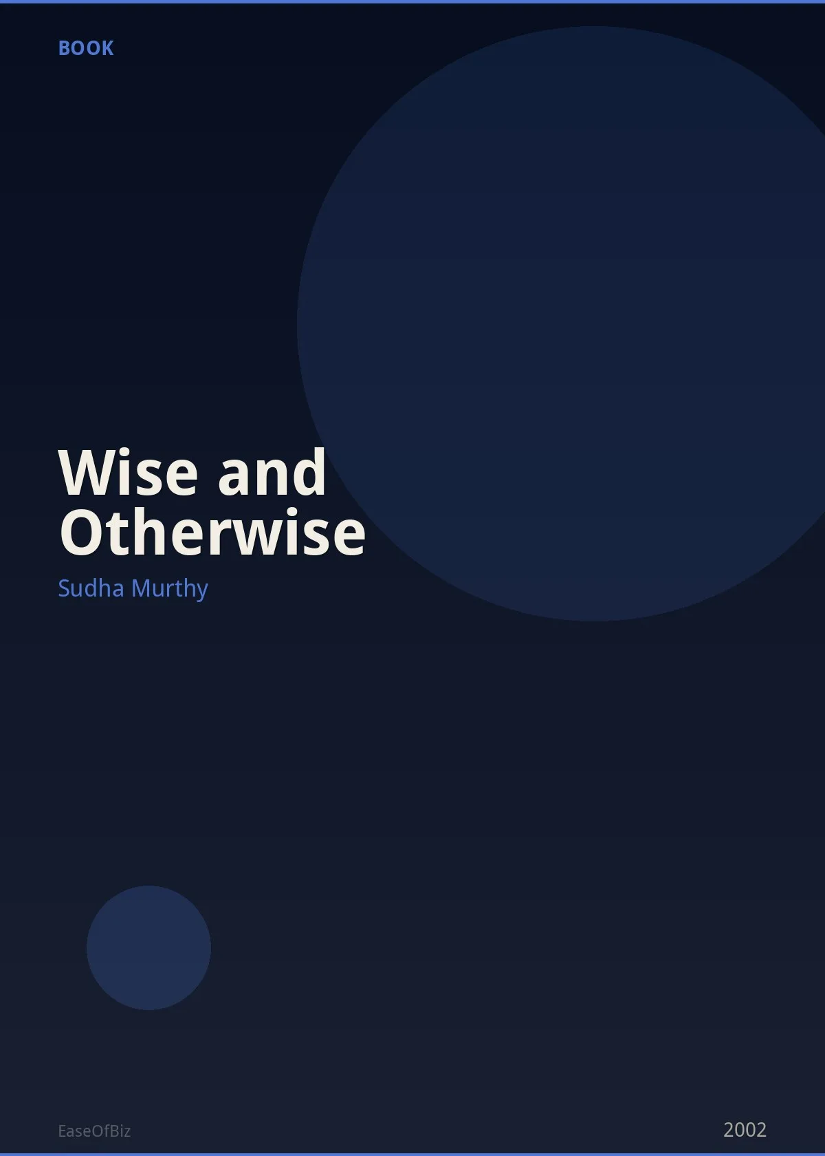Wise and Otherwise