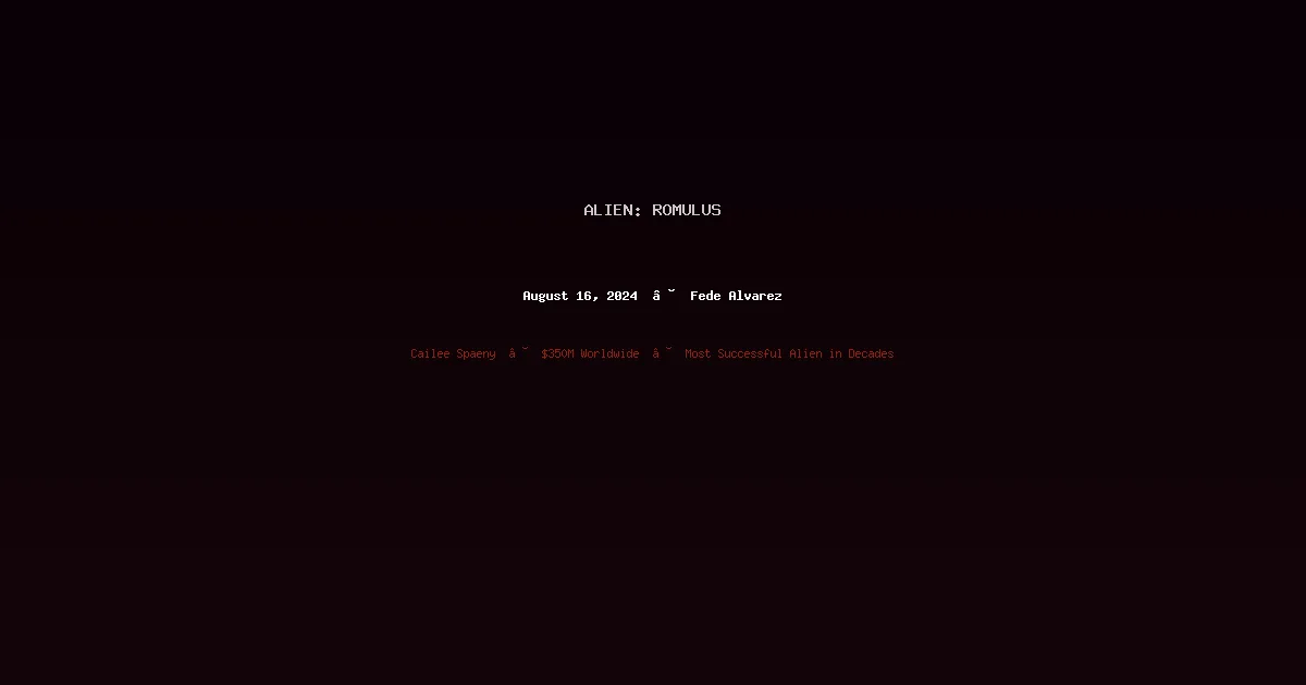 Alien: Romulus