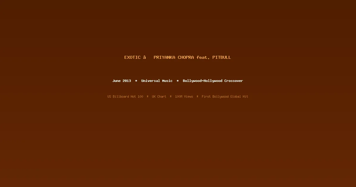 Exotic (feat. Pitbull)