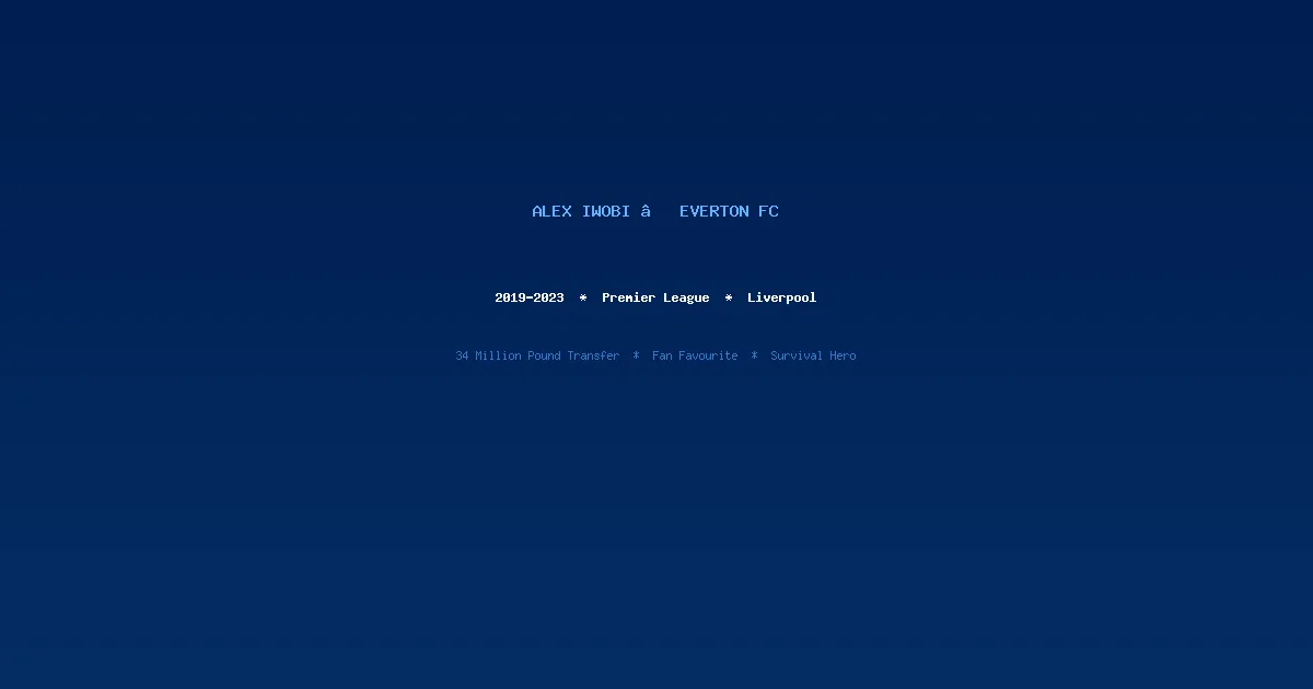 Everton FC 2019-2023 — Premier League