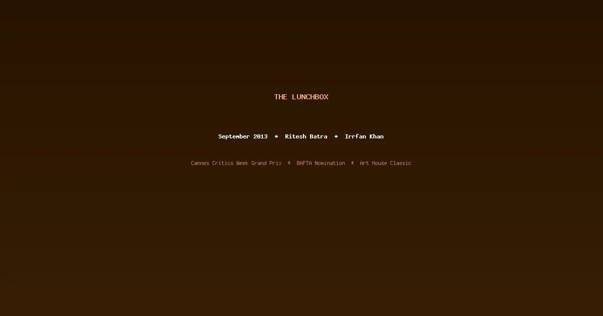 The Lunchbox