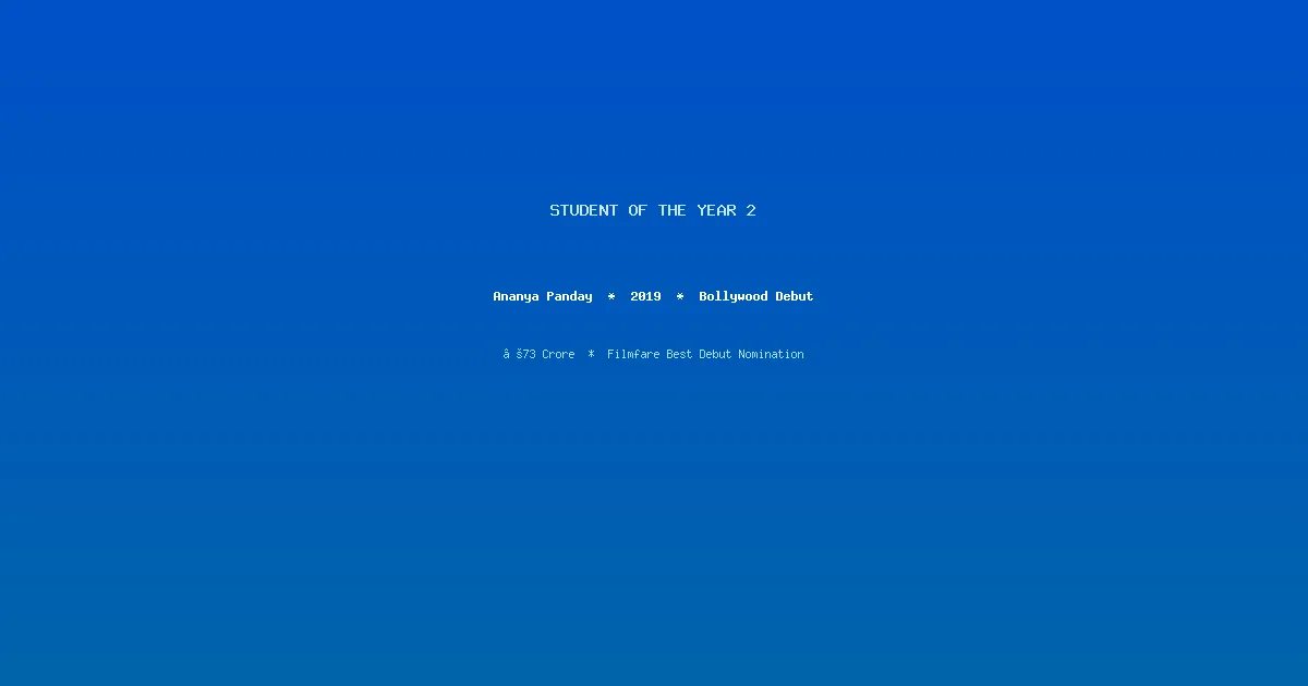 Student of the Year 2