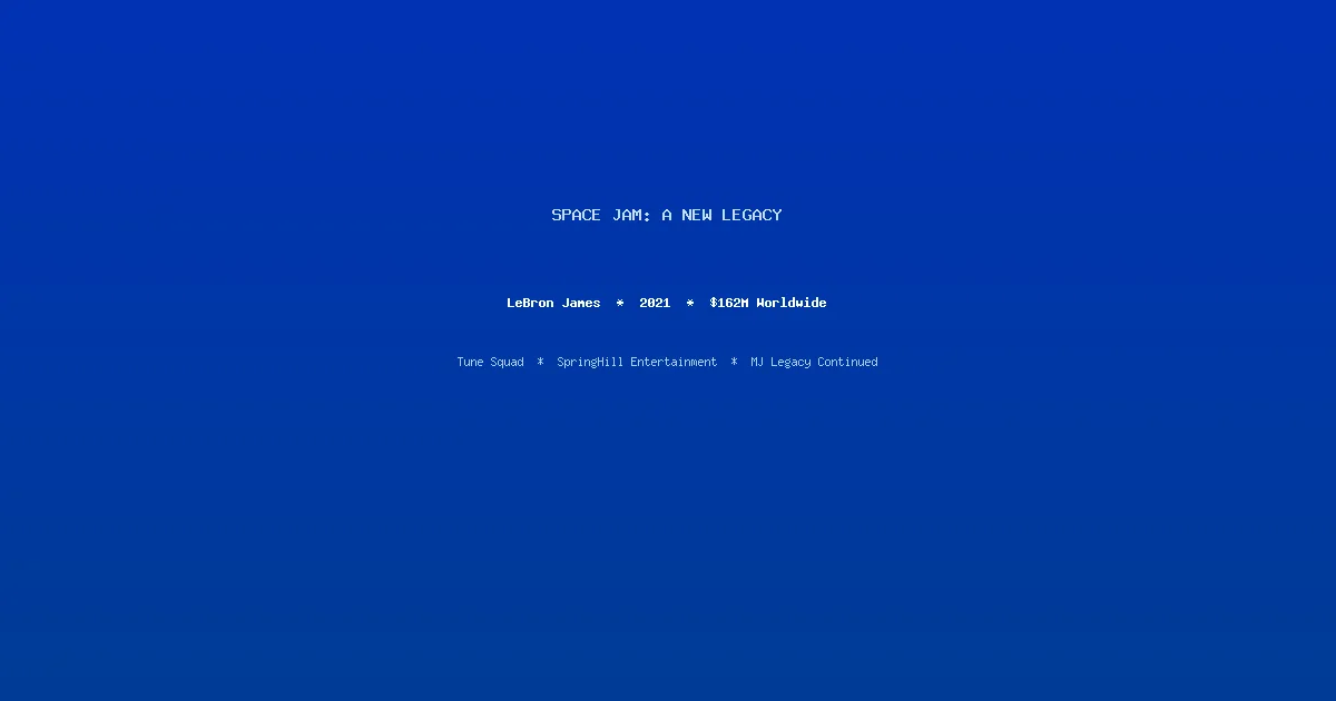 Space Jam: A New Legacy