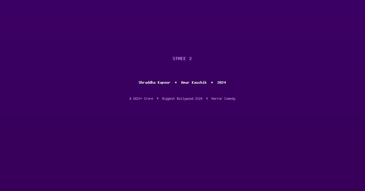 Stree 2